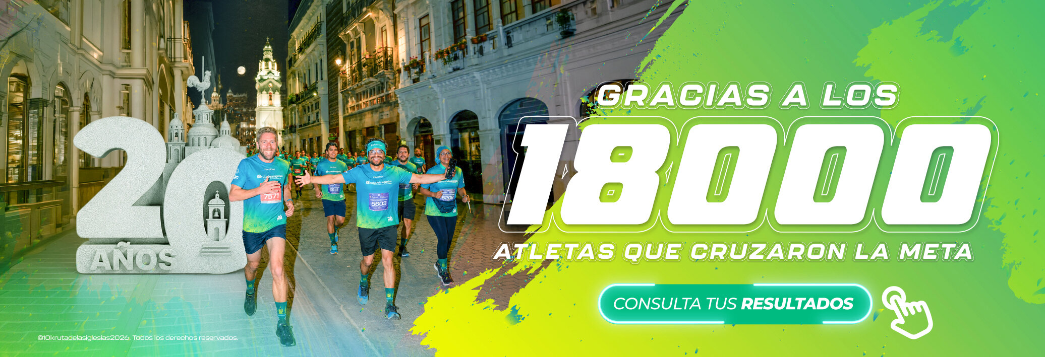 Gracias a los 18,000 competidores de Ruta10K